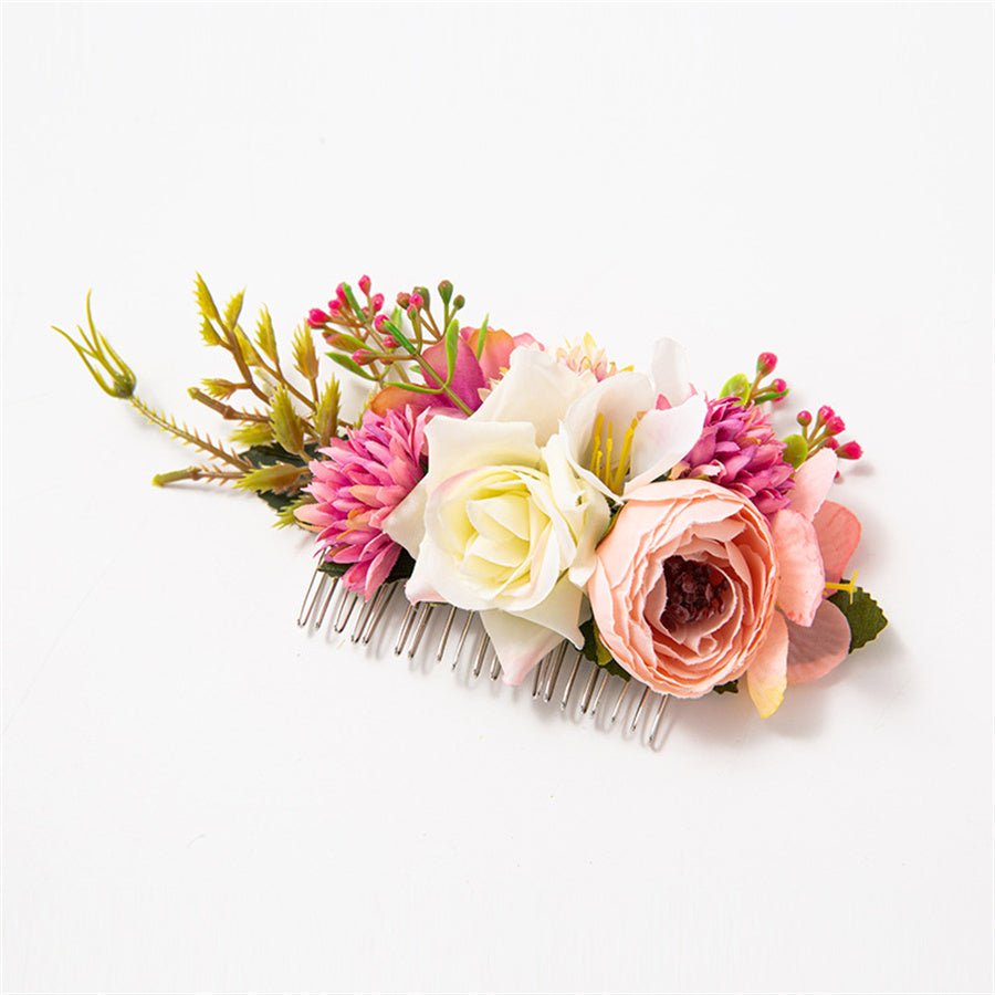 ACCESSOIRE CHEVEUX MARIAGE CHAMPETRE | FLEURRETTE™ - Cheveux ponpon