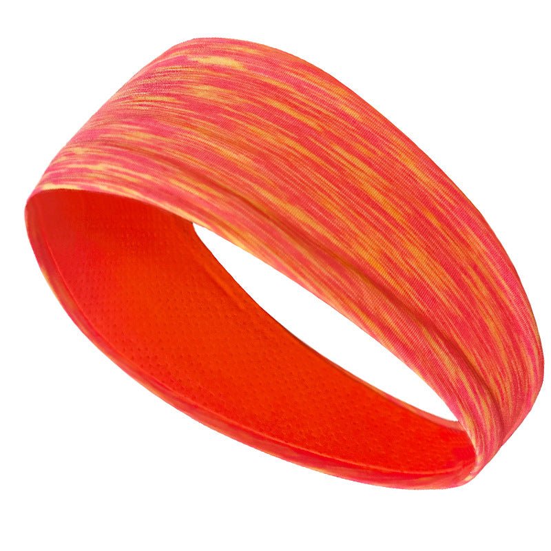 BANDEAU_CHEVEUX_HOMME_DESIGN_EN_MAILLE_RESPIRANT_Zebre_Orange