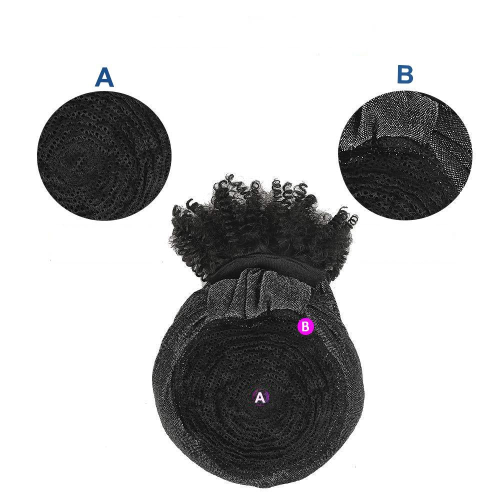Bandeau Cheveux Afro Prêt-à-Porter | Puff Bouclé Volumineux