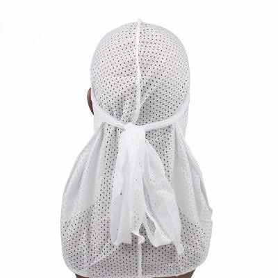 Durag - Respirant d'ete blanc bandeau homme femme sport anti transpirant