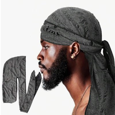 Durag | Pirate en coton - Cheveux ponpon
