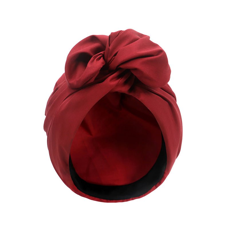 Foulard cheveux Cléopâtre femme rouge bordeaux chic joie coton