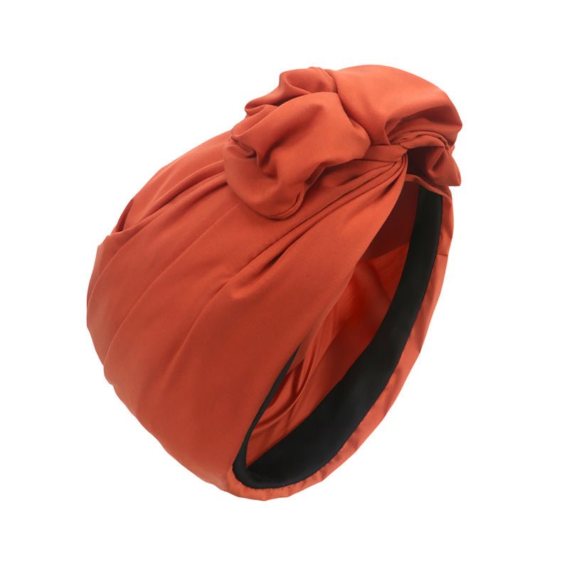 foulard cheveux cleopatre femme orangr chic joie coton