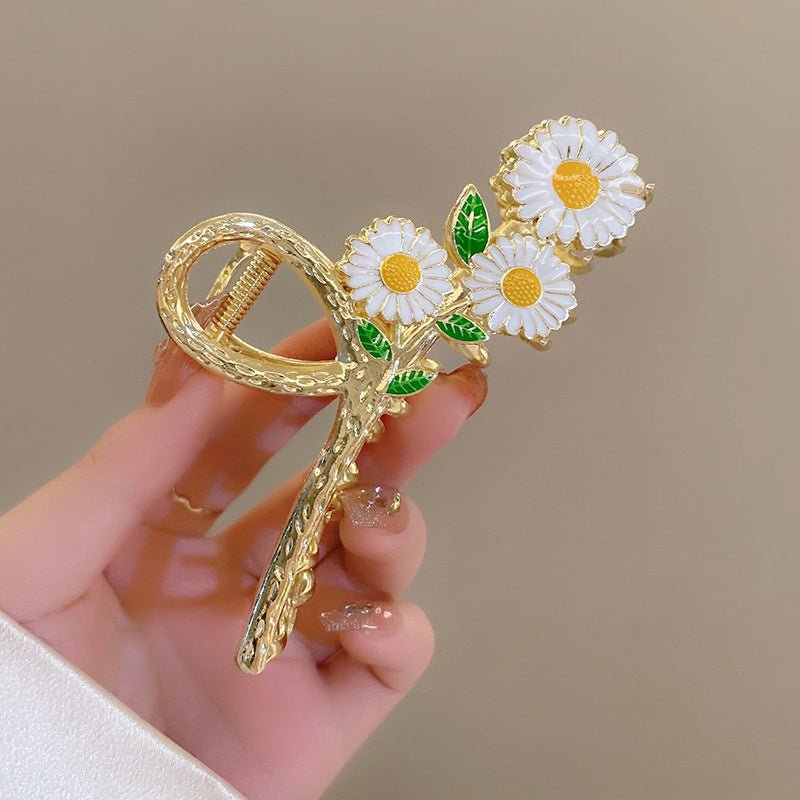 PINCE Ă CHEVEUX | DIVA camomille Cheveux ponpon