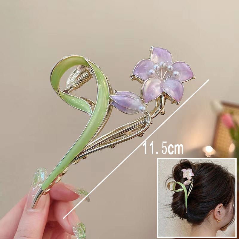 PINCE À CHEVEUX | FLERRETTE™ Fleur Violette