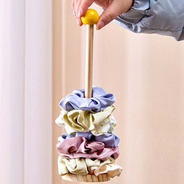 Rangement Chouchou cheveux a pate en cercle