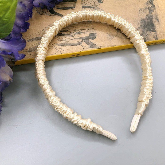 Serre tĂȘte en soie de Murier Cerceau de cheveux bandeau pour femmes fille luxe