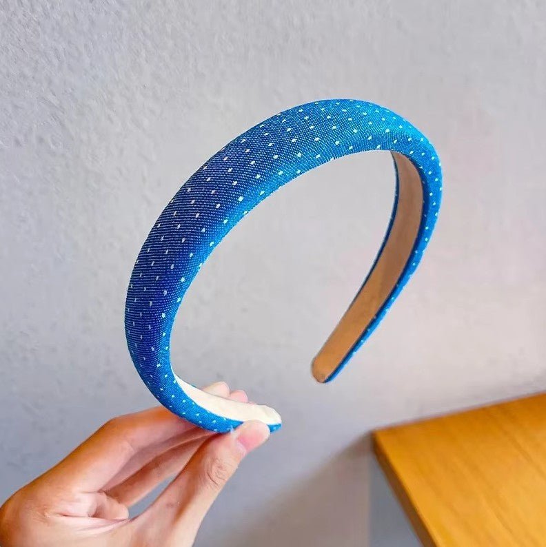 Serre tete pour fillette jean ranbourer bleu marine