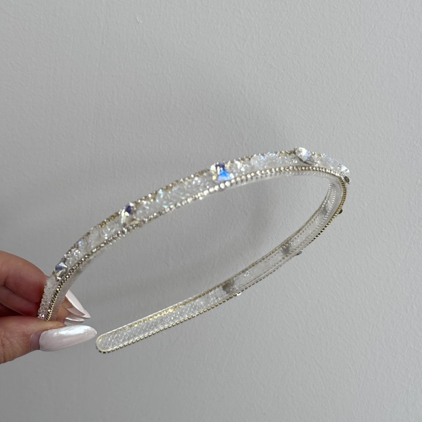 Serre Tete Transparent Chic luxe S femme bandeau cheveux