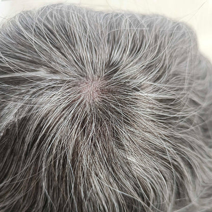 Postiche Calvitie homme avec cheveux humain| Premium Naturel