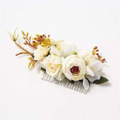 ACCESSOIRE CHEVEUX MARIAGE CHAMPETRE | FLEURRETTE™ - Cheveux ponpon