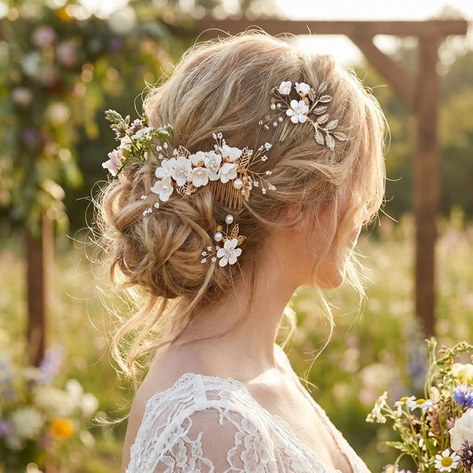 ACCESSOIRE CHEVEUX MARIAGE | ELISEECheveux ponpon