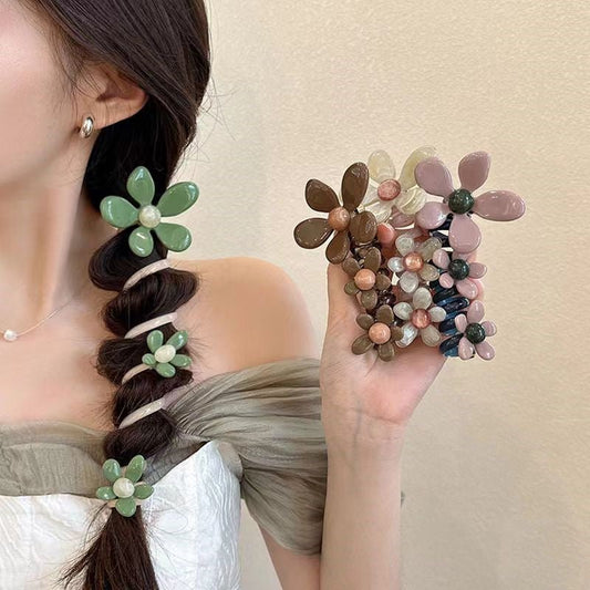 ACCESSOIRES CHEVEUX | FLEURRETTE™ en spiral - Cheveux ponpon