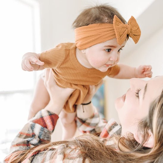 Bandeau bébé fille | cheveuxponpon™ ensemble de 5 pièces - Cheveux ponpon