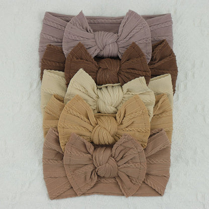 Bandeau bébé fille | cheveuxponpon™ ensemble de 5 pièces - Cheveux ponpon