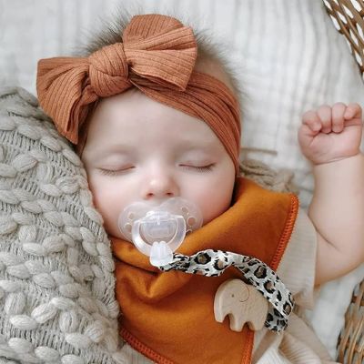 Bandeau bébé fille - noeudo™ 3 pièces - Cheveux ponpon