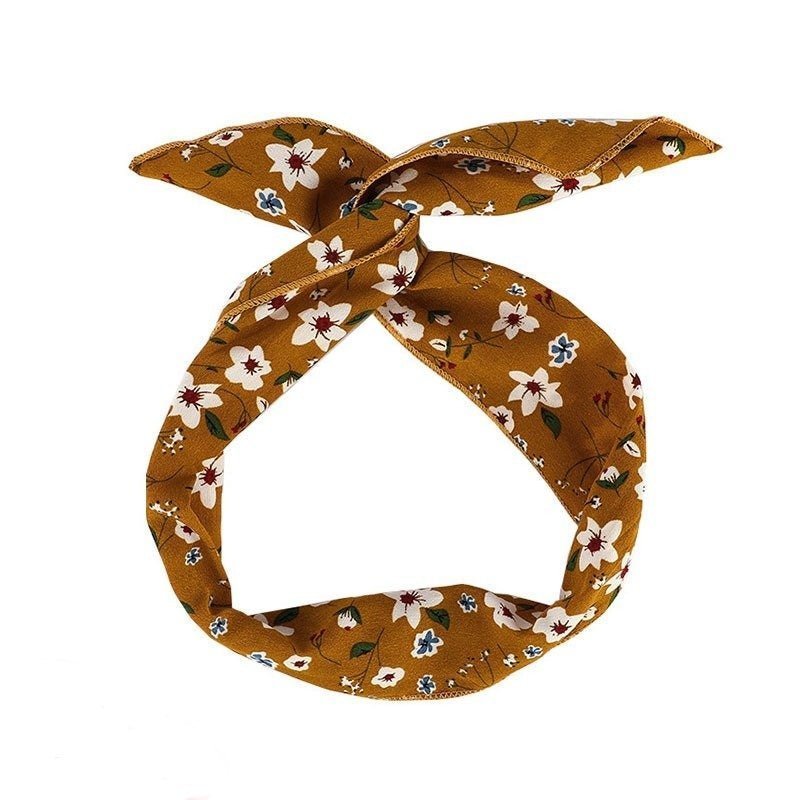 BANDEAU CHEVEUX FEMME | CHOUCHOU FLEURI - Cheveux ponpon