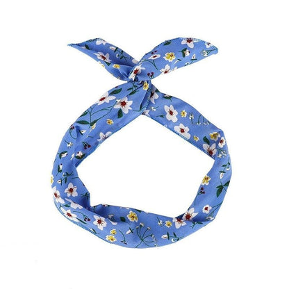 BANDEAU CHEVEUX FEMME | CHOUCHOU FLEURI - Cheveux ponpon