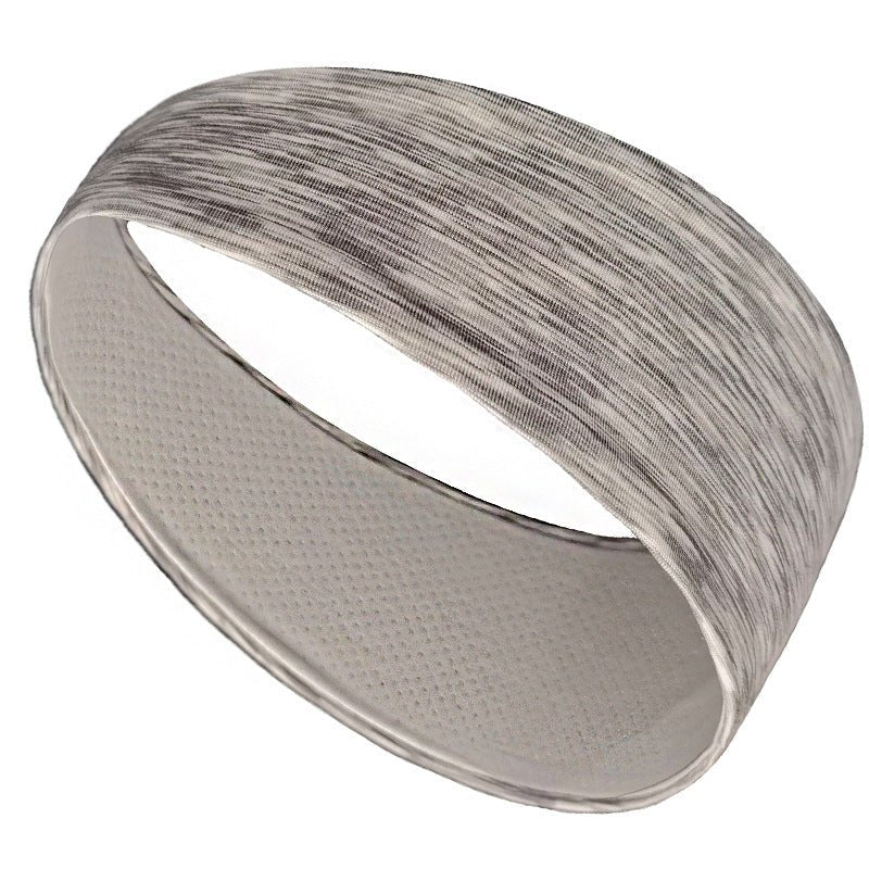 BANDEAU_CHEVEUX_HOMME_DESIGN_EN_MAILLE_RESPIRANT_sport_rendonne_Zebre_Gris