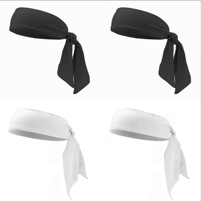 Bandeau cheveux homme respirant lot de noir ouge