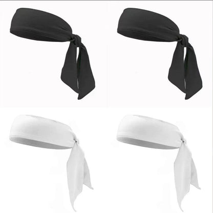 Bandeau cheveux homme respirant lot de noir ouge