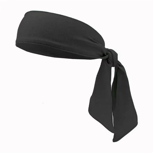 Bandeau cheveux homme pour cheveux boucles respirant noir