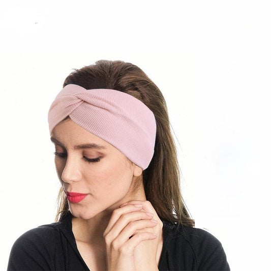 BANDEAU CHEVEUX | JOYS À NŒUD TURBAN à teinte claire - Cheveux ponpon
