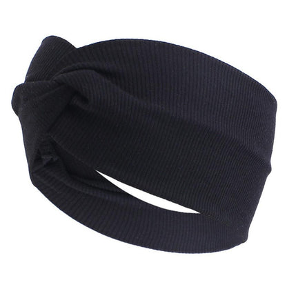 BANDEAU CHEVEUX | JOYS À NŒUD TURBAN à Teinte Forte - Cheveux ponpon