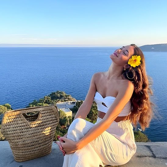 Barrette à cheveux fleur Hibiscus | Élégance Naturelle jaune soleil
