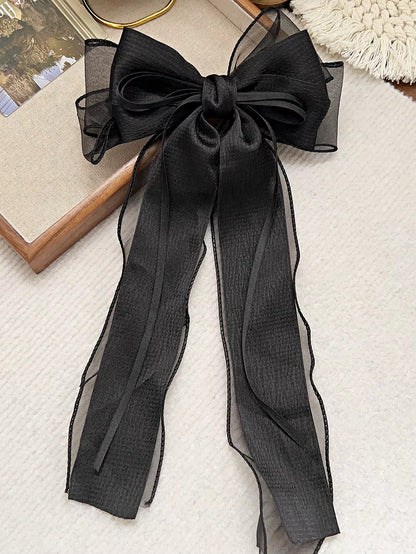 Barrette Cheveux Nœud Papillon | BalletcoreCheveux ponpon