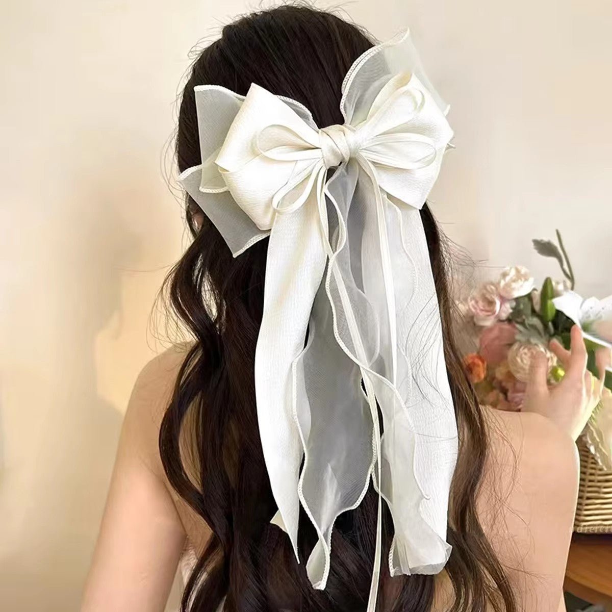 Barrette Cheveux Nœud Papillon-balletcore accessoire glamoure