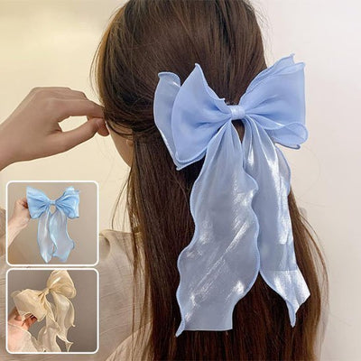 Barrette Cheveux Noeud Papillon | ÉléganceCheveux ponpon