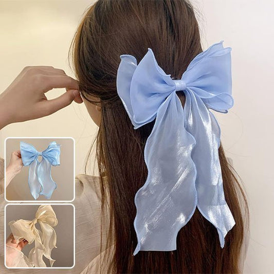 Barrette Cheveux Noeud Papillon | ÉléganceCheveux ponpon