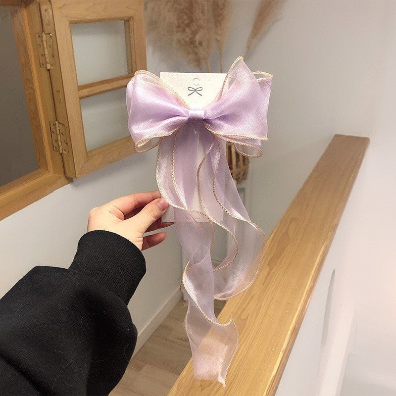 Barrette Cheveux Noeud Papillon | ÉléganceCheveux ponpon