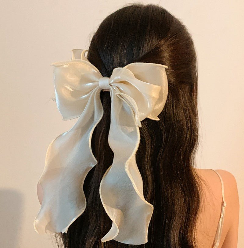Barrette Cheveux Noeud Papillon | ÉléganceCheveux ponpon
