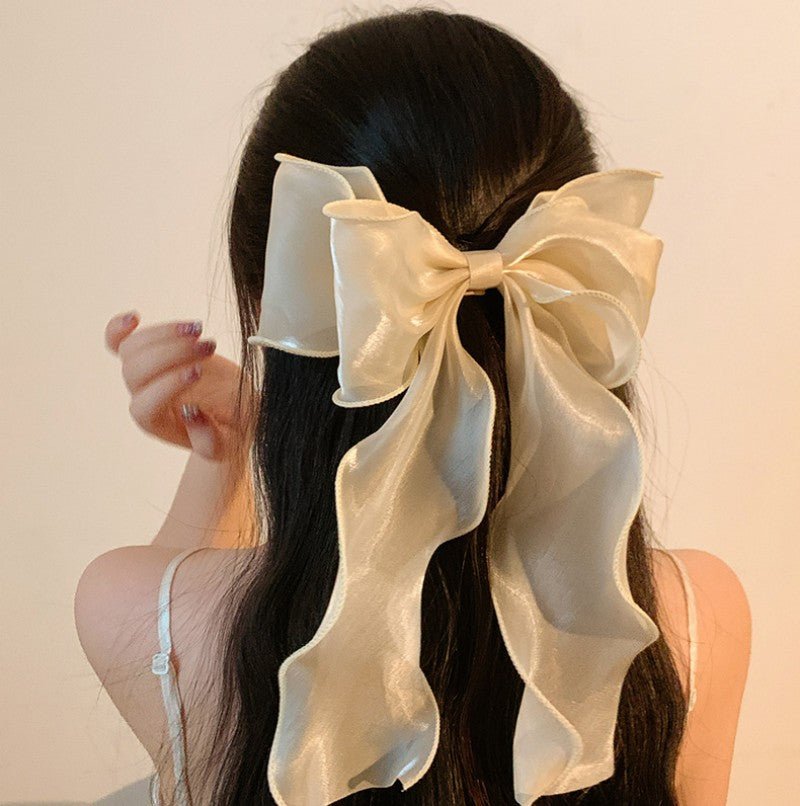 Barrette Cheveux Noeud Papillon | ÉléganceCheveux ponpon