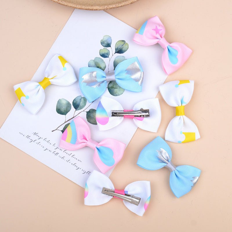 BARRETTE CHEVEUX RAINBOW fillette enfant