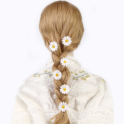 BARRETTES CHEVEUX FEMME | DaisyHairClips™ - Cheveux ponpon