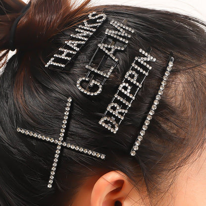 Bobbypins Diamant Parlant GLAM cheveux femme and driping