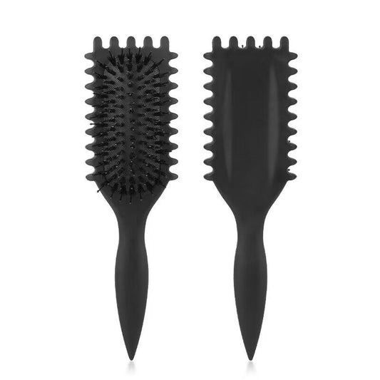 Brosse a Cheveux boucles noir chic