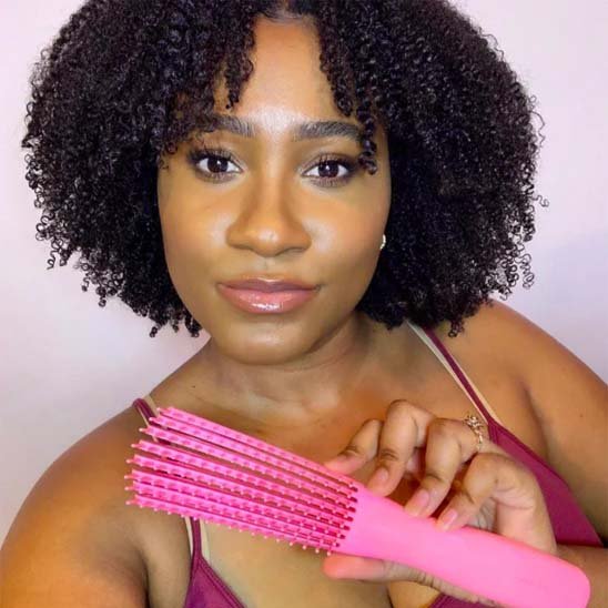 Brosse à cheveux  femme, mouiller, bain, démelant,bourcle, frisotie, long cheveux,afro