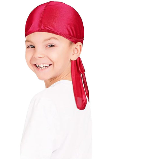 Durag | Enfant en Satin de Soie Synthétique garçon,foot sport velo couvre chef
