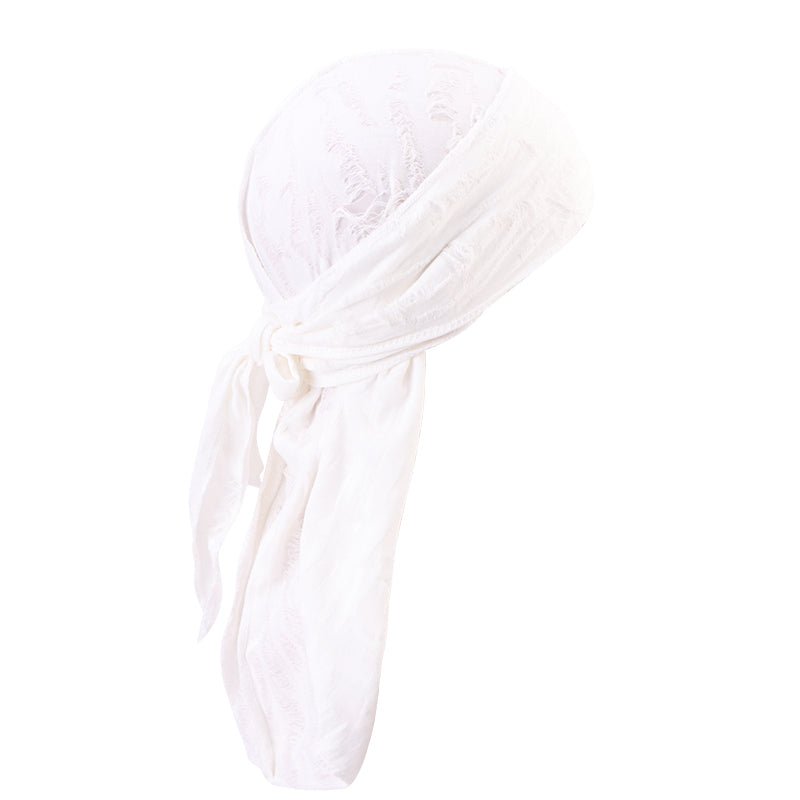Durag | Pirate en coton - Cheveux ponpon