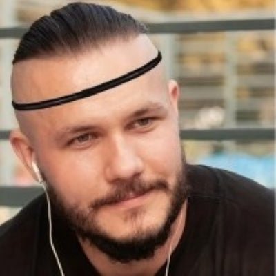 Elastique Bandeau Cheveux homme anti - sueur lot de 5 PcsCheveux ponpon