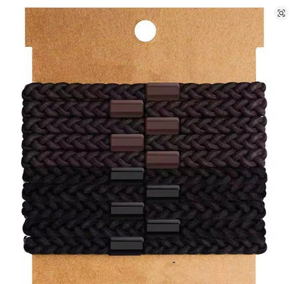 Elastique pour Cheveux Homme | Lot de 10 élastiques robustes tressésCheveux ponpon