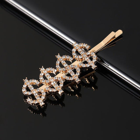 EPINGLE A CHEVEUX STRASS | Diamant Parlant DOLARD Cheveux ponpon bobbypins emmalove