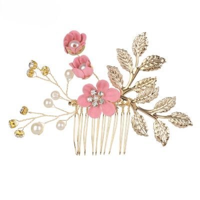 EPINGLES CHEVEUX FLEURS | LuxeRoyal™ - Rose Doux - Cheveux ponpon