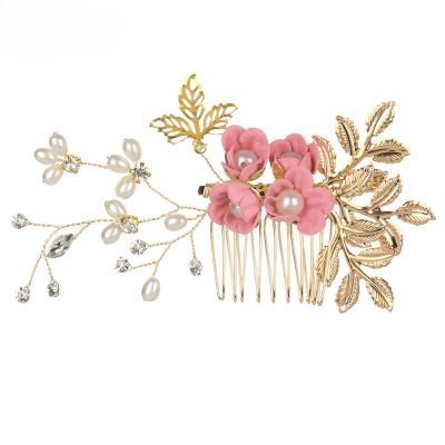 EPINGLES CHEVEUX FLEURS | LuxeRoyal™ - Rose Doux - Cheveux ponpon