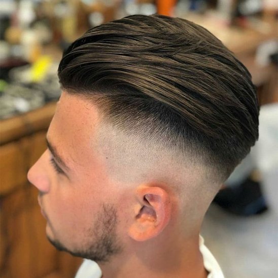 perruque homme, Postiche homme cheveux naturels, sur la tete d'un homme avec la coupe Undercut
