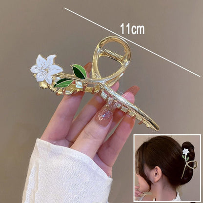 PINCE À CHEVEUX | FLERRETTE™ fleur blanche